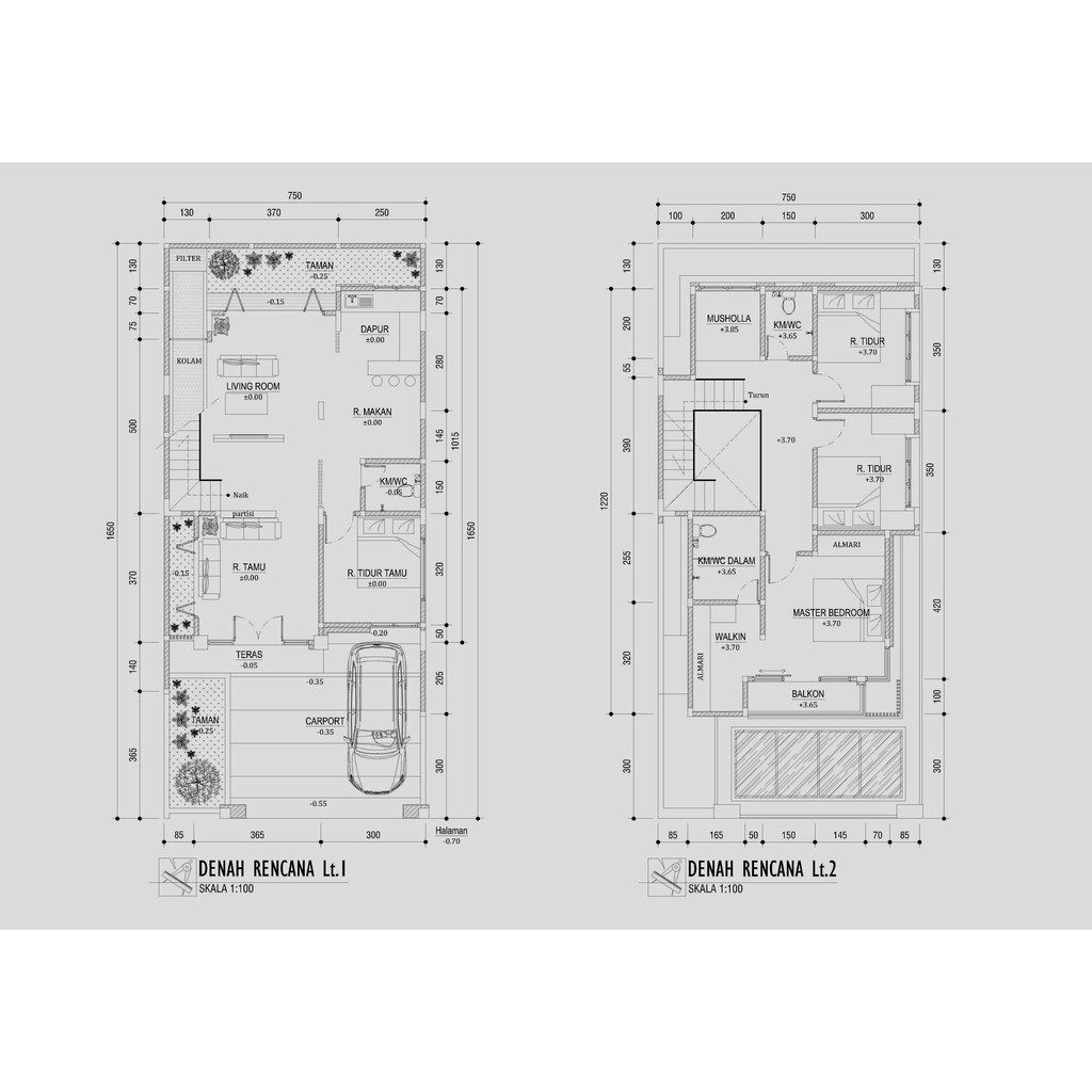 Jual Desain Rumah MInimalis 2 Lantai Lahan 7 Jual Desain Rumah MInimalis 2 Lantai Lahan 7