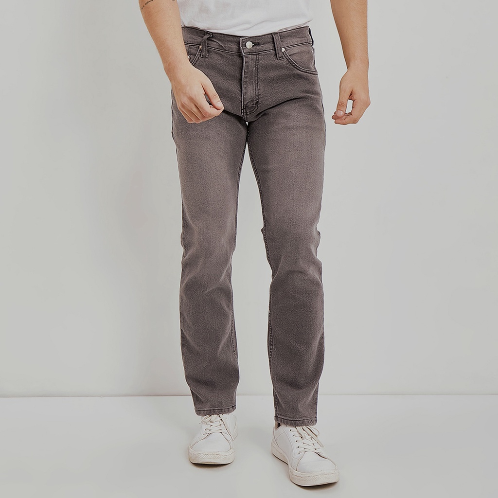 Plvuiophile - Celana panjang denim slimfit - Stone Grey