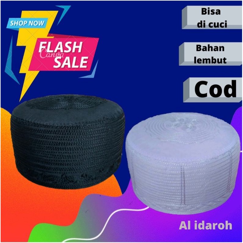 peci madinah hitam putih songkok kopiah jaring lulu oman pakistan mesir rajut ijaji ori bani hasim