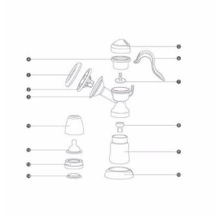 Baby Safe Manual breast pump Pompa asi manual BPM01