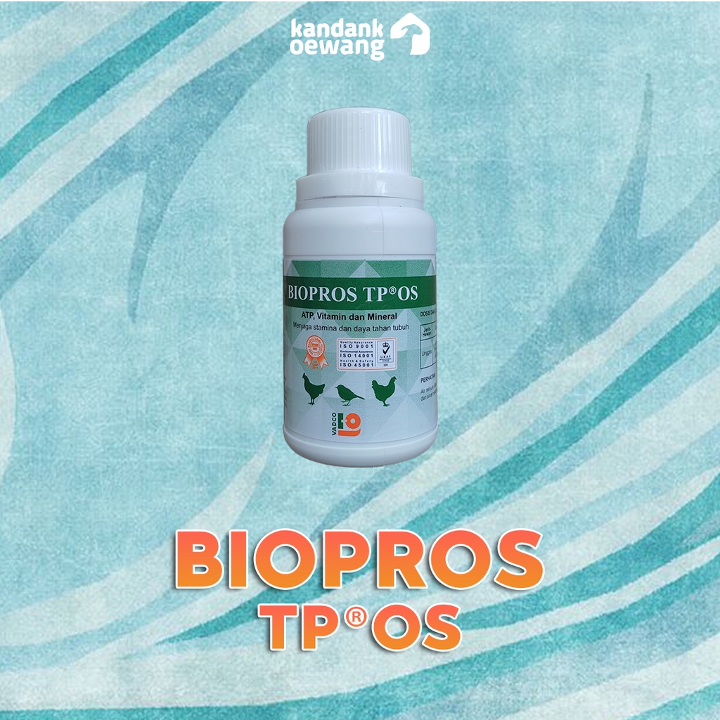 Biopros TP OS Vitamin Hewan Ternak ATP Menjaga Stamina Dan Daya Tahan Tubuh Hewan Ternak