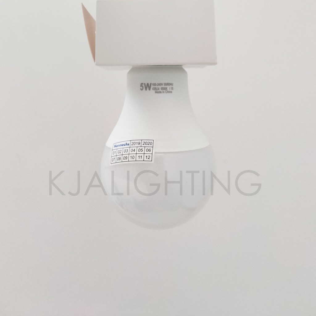 BOHLAM LAMPU HANNOCHS SENSOR GERAK / MOTION SENSOR 5 WATT LED BULB