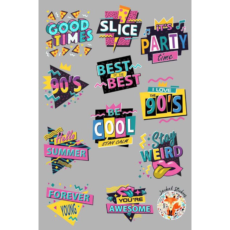 Sticker Pack Chromo Sticker Pack Murah Stiker Pack Custom