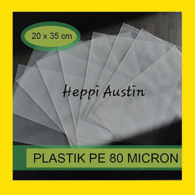 

Ready Oke] Kantong Plastik Pe Tebal 80 Micron Ukuran 20 X 35 Cm