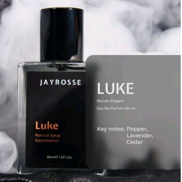 Parfum Jayrosse Luke Parfum pria tahan lama 30ml Parfum Grey Jayrosse