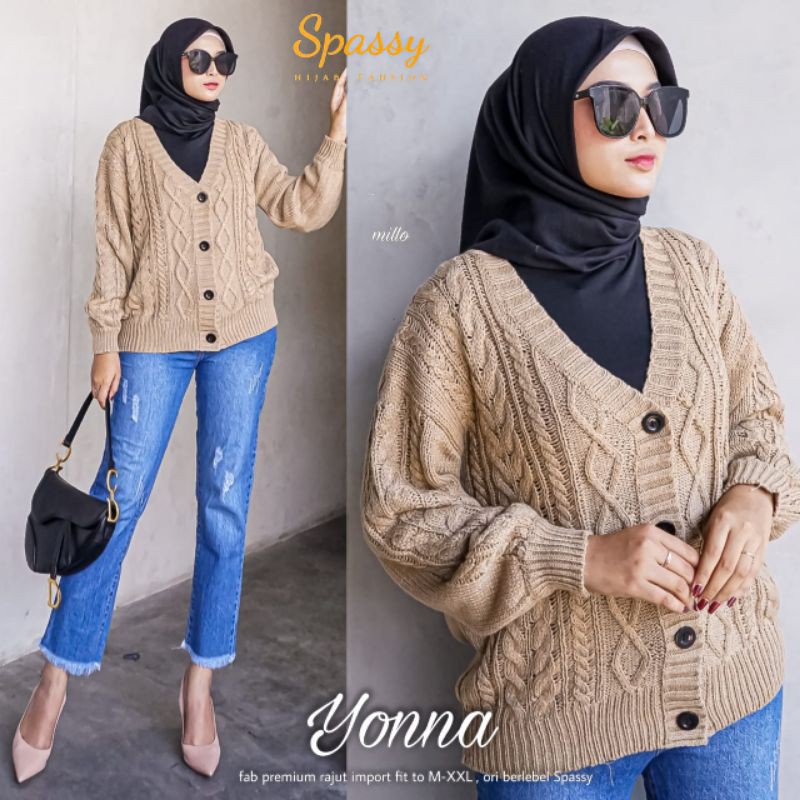 BEST SELLER YONNA Rajut / yanna Rajut BerLabel SPASSY SWETTER RAJUT IMPORT
