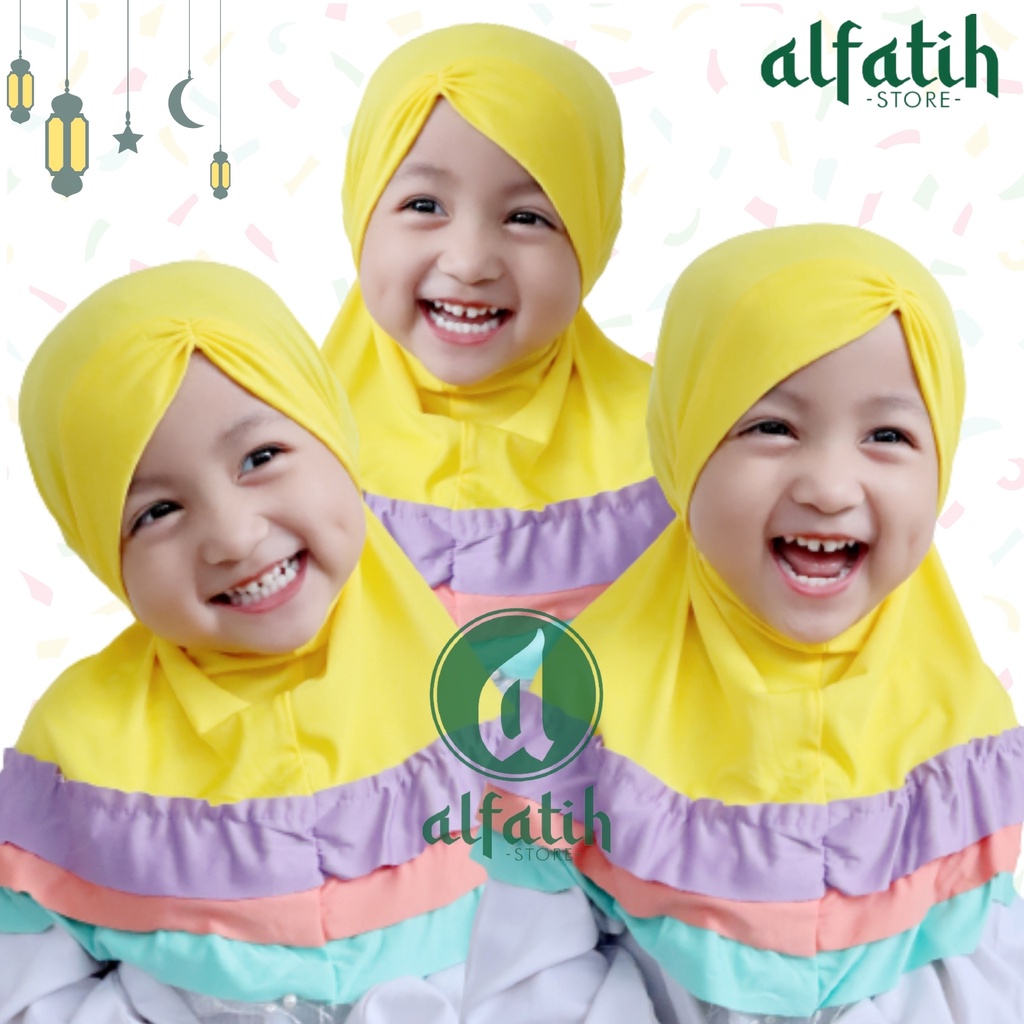 ALFATIH STORE / JILBAB ANAK SYIRIA GOTIK PELAGI /JILBAB ANAK REMPEL RAINBOW /HIJAB ANAK / HIJAB COD / KERUDUNG ANAK HIJAB ANAK BAYI PEREMPUAN / HIJAB ANAK / JILBAB ANAK BAYI USIA  0-3 TAHUN BAHAN JERSEY PREMIUM NYAMAN DI PAKAI