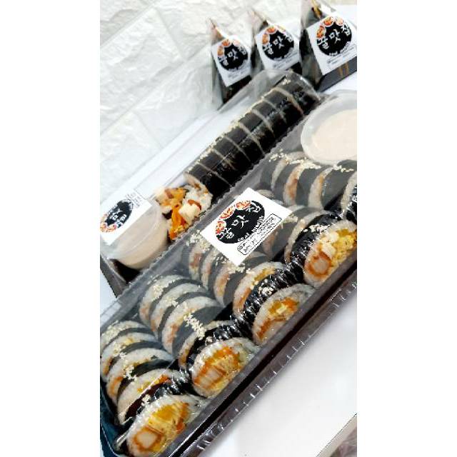 

Kimbab Yangnyeom Chicken HALAL Kimbap 25+1pcs dan Saus Dressing