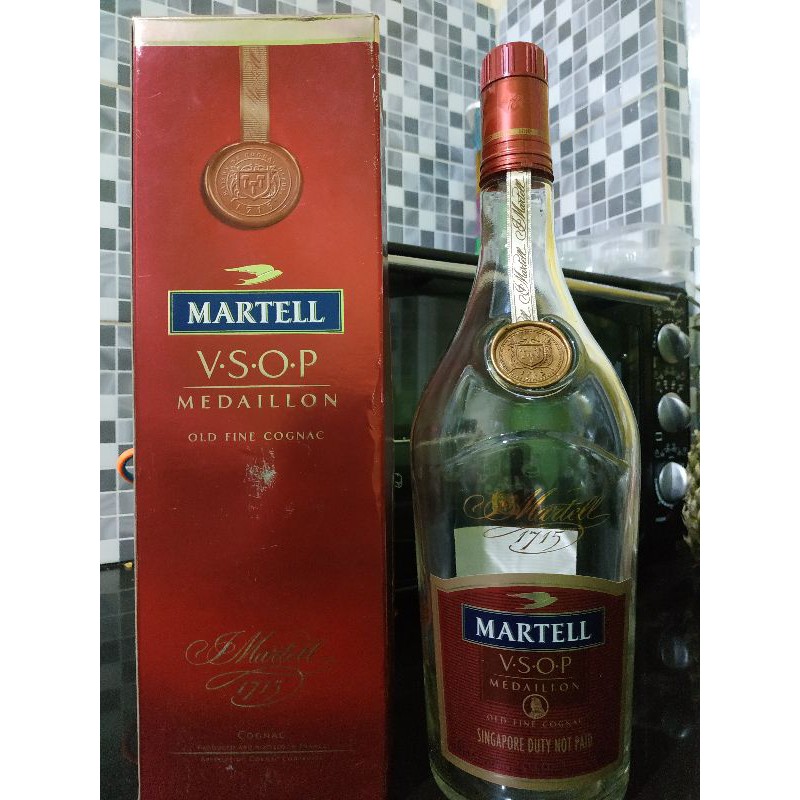 Botol Cognag Martel VSOP Medaillon