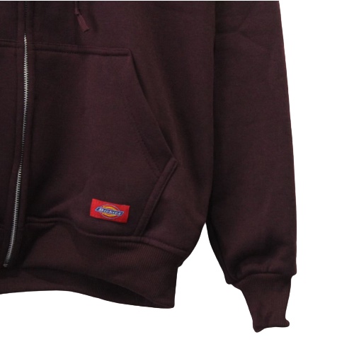 Jaket Sweater Zipper DICKIS SINCE – Maroon Edition Fashion Trendy Casual Pria Good Brand Quality Stylish