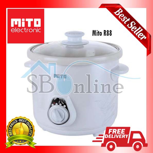 Baby Slow Cooker by Mito - 1.2 Liter R88 - Garansi Mito