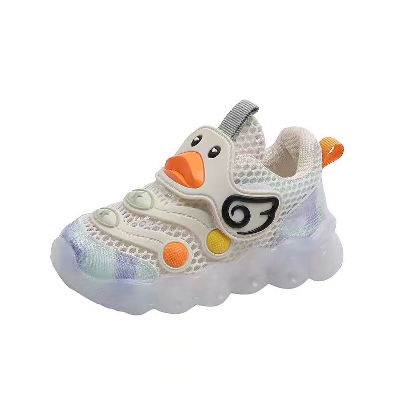 [GROSIR][COD] SEVEN_DAY SEPATU LAMPU SNEAKERS ANAK-ANAK UNTUK USIA 0-4 TAHUN / BOY &amp; GIRL KREM WM2314