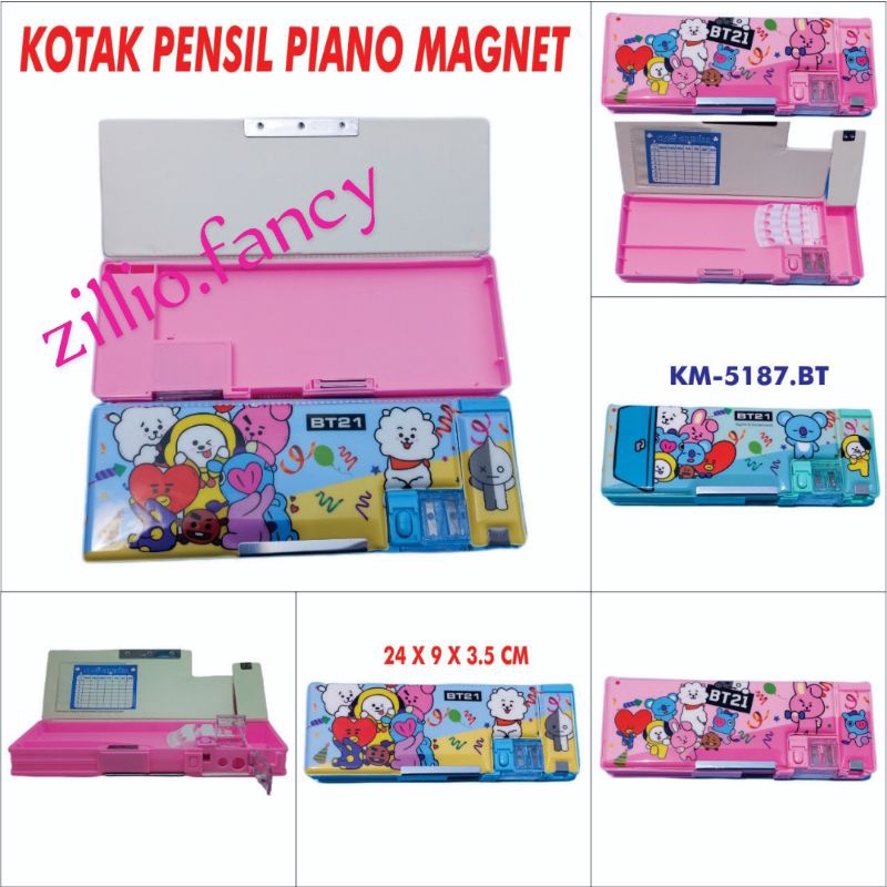 

Tempat Pensil Magnet BTs / Kotak Pensil Magnet BTs / Pencil case fancy