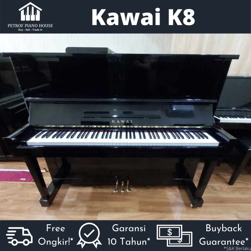 Kawai K8 Upright Piano Bekas Second