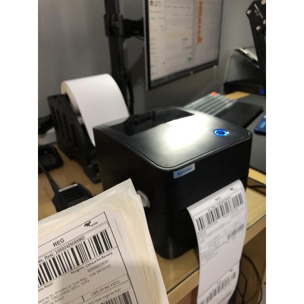 PRINTER THERMAL LABEL BARCODE RESI TANPA TINTA USB/BLUETOOTH/WIFI