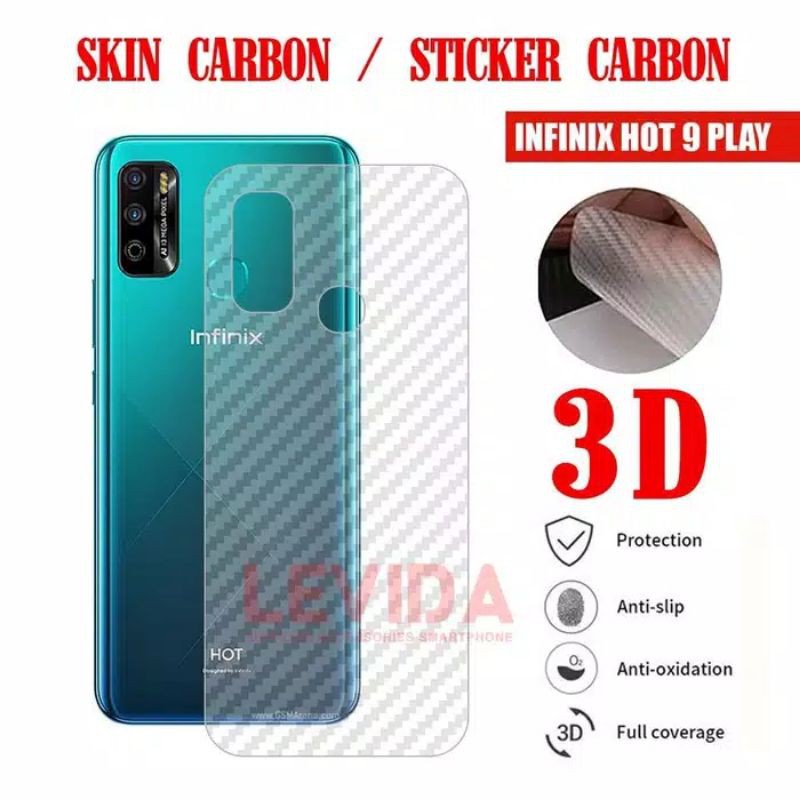 skin karbon infinix smart 4/5/HD/hot 8/hot9/hot 9play/hot 10/10s/10play/infinix Note 7/infinix Note 7lite