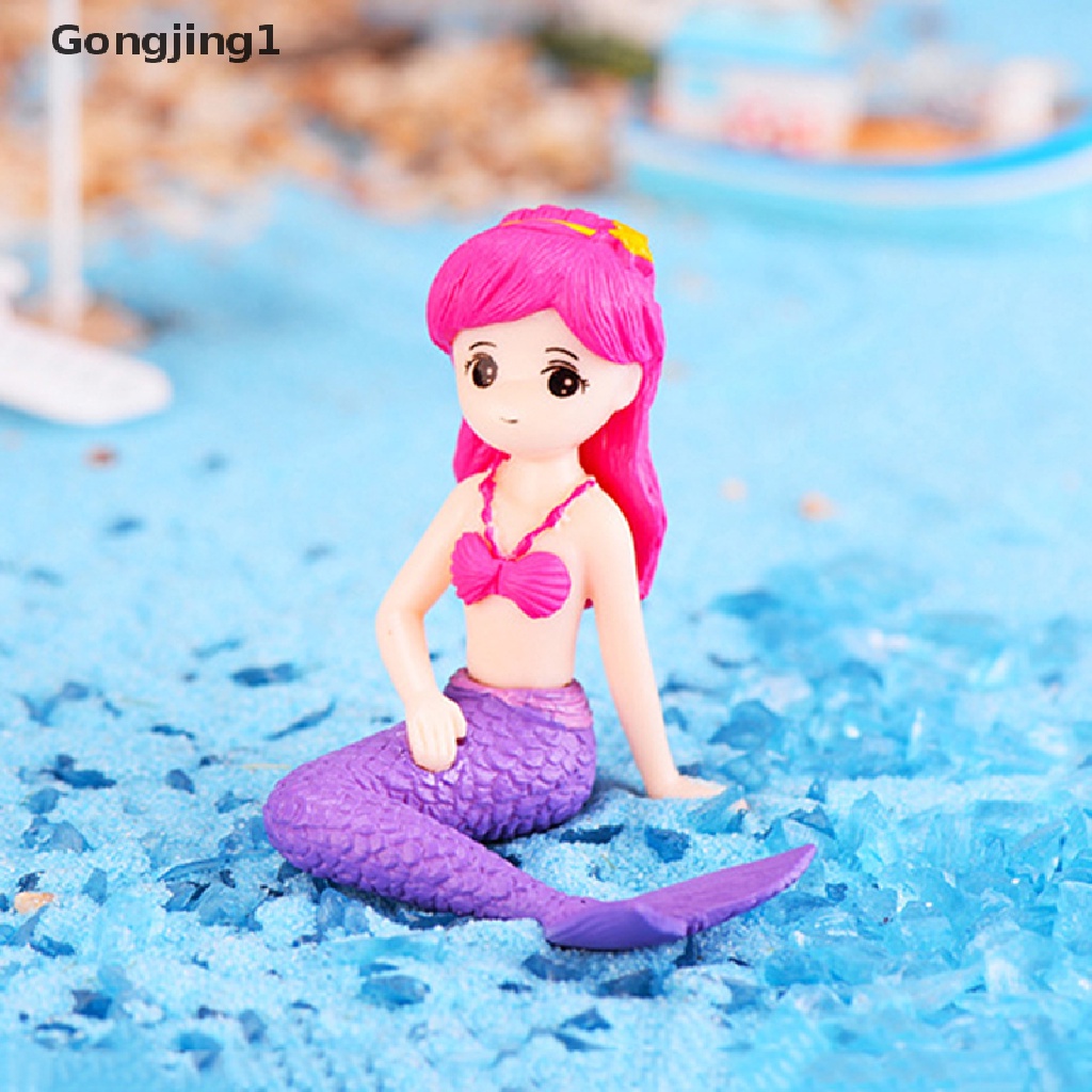 Gongjing1 Miniatur Mermaid Untuk Dekorasi Taman Minifairy Gardenrumah Boneka