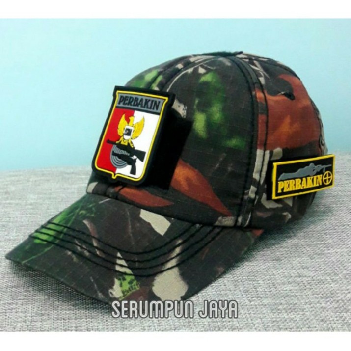 TOPI PERBAKIN CAMO - TOPI PERBAKIN CAMO 3PATCH VELCRO