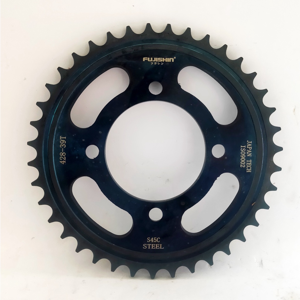 Gear Set/Paket Titanium Jupiter Jup MX 15T/39T 428H/112L (FUJISHIN)