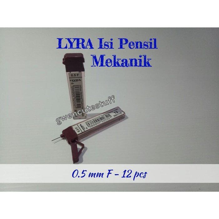 

LYRRP0.5F LYRA Isi Pensil Mekanik 0.5 F/Refill Mechanic Pencil