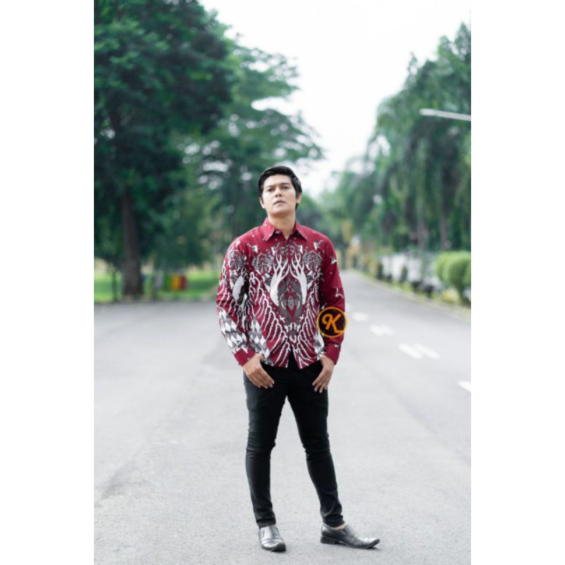 KEMEJA BATIK PRIA LENGAN PANJANG SERAGAM BATIK SERAGAM KANTOR SERAGAM KERJA