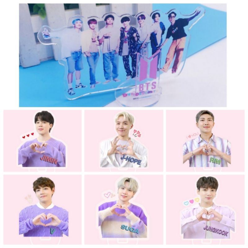 Stand Figure BTS KPOP | Figure Arcylic Bangtan Boys v jimin jk Jin RM Jhope Suga