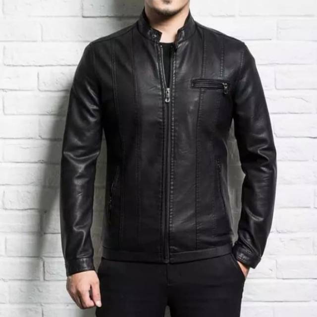 JAKET KULIT PRIA /JAKET KULIT DOMBA SUPER /JAKET KULIT KASUAL /JAKET KULIT KEREN /JAKET KULIT ASLI