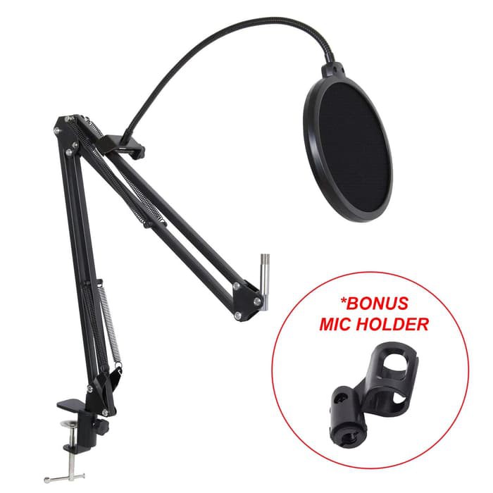 Pop Mic Filter + Stand Mic Recording 1 Set Import