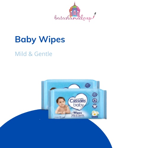 Cussons Baby Wipes 45 + 45/Tisu Basah Bayi/Beli 1 Gratis 1