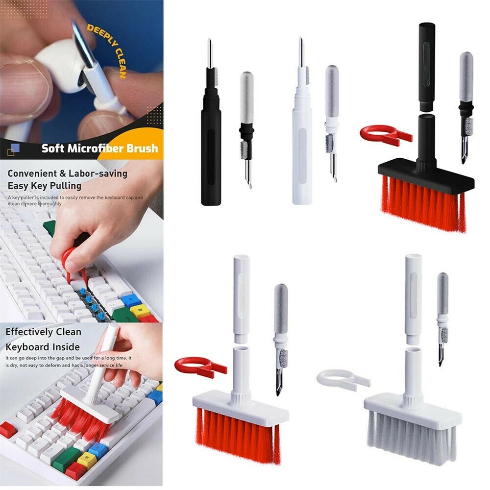 Pen Brush Pembersih Keyboard / Earphone Wireless Multifungsi