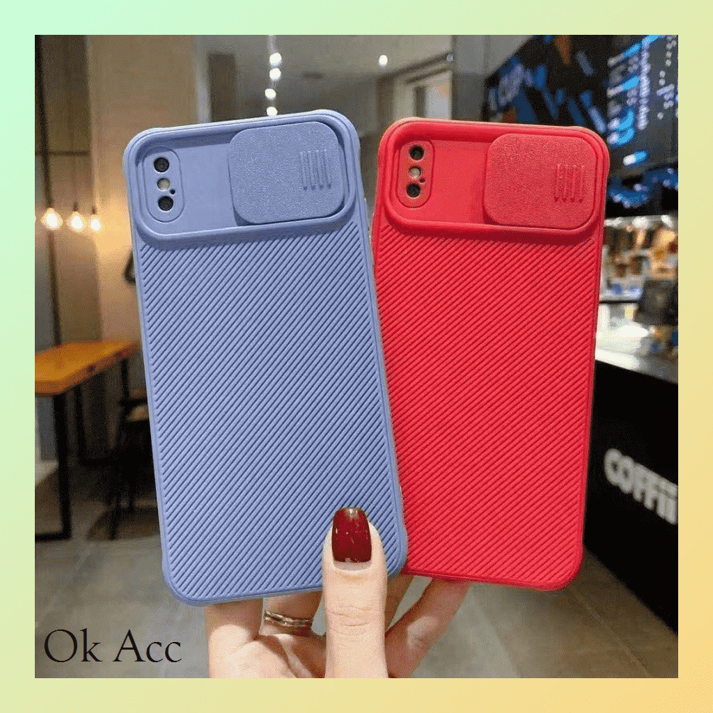 Soft case Unik window cover kamera for Oppo A15,A15s,A31 2020, A33, A53 2020, A3s, A5s, A7