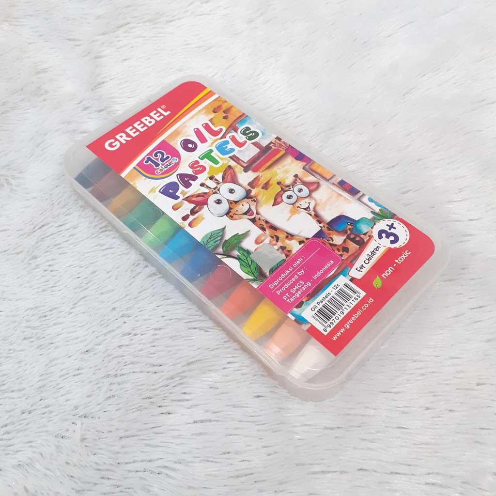 

Crayon Oil Pastels 12 Pcs Peralatan Menggambar Crayon