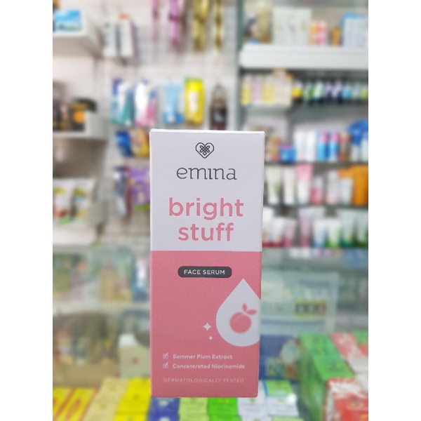 Emina Bright Stuff Face Serum 30 ml / Serum Wajah / Serum Emina