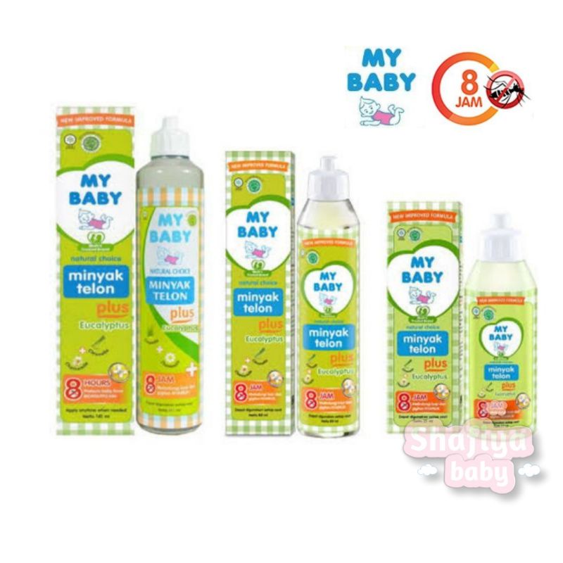 My Baby 150ml Minyak Telon Plus Eucalyptus 150ml, 90ml, 60ml, 30ml