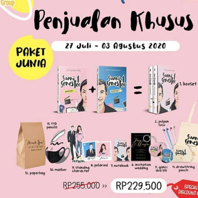 suami satu semester novel