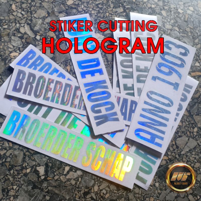 

STIKER STK HOLOGRAM CUTTING, STIKER PSHW ( paket isi 3 )