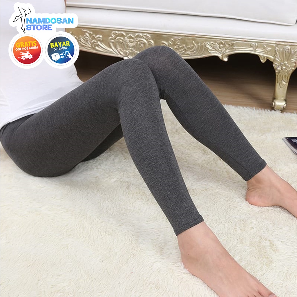 Legging Wanita Tebal Premium Bahan Kaos