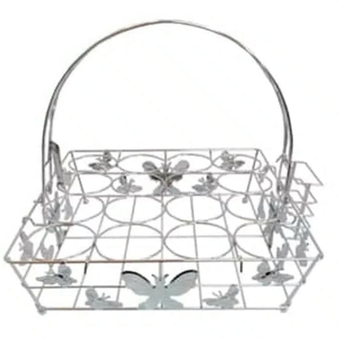 TEMPAT AQUA GELAS STAINLESS (16 LUBANG)