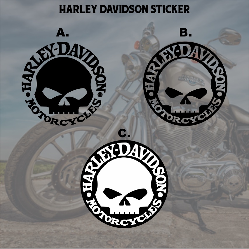 Sticker Cutting Harley Davidson