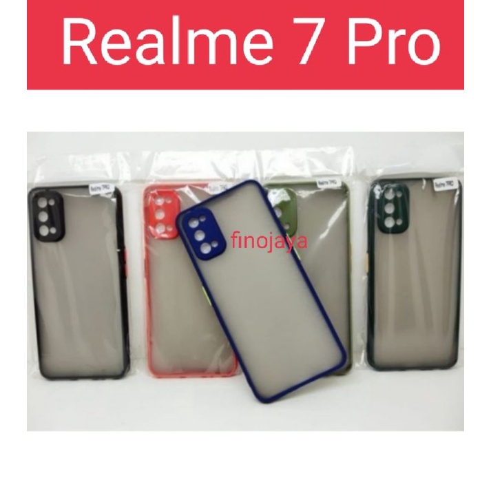 Case Aero My Choice Realme 7 Pro Silikon Dove pelindung Camera