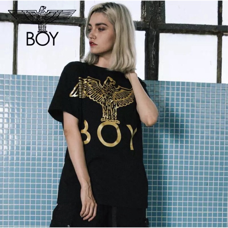 BOY41 KAOS BOY LONDON WINGS IMPORT PRIA WANITA ASIA EROPA KOREA