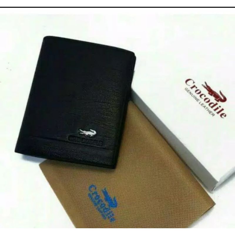 dompet crocodile berdiri pria