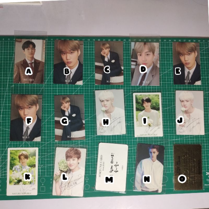 READY | OFFICIAL PHOTOCARD EXO KAI SEHUN CHANYEOL SUHO