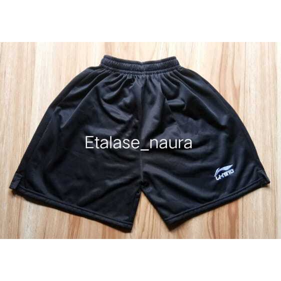 Celana Volly Badminton Cewek Asics,Li-Ning Polos Belah Pinggir Press Body Lotto Import