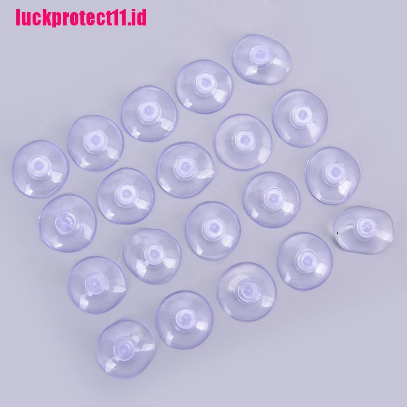 (LUCK11) 20pcs / Lot Suction Cup Bentuk Jamur 20mm Untuk Kamar Mandi