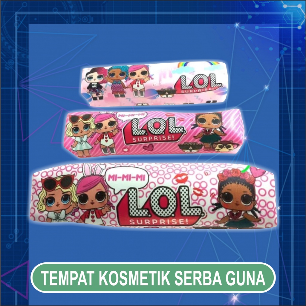 

case pensil, kotak pensil, tempat kosmetik, tempat serbaguna