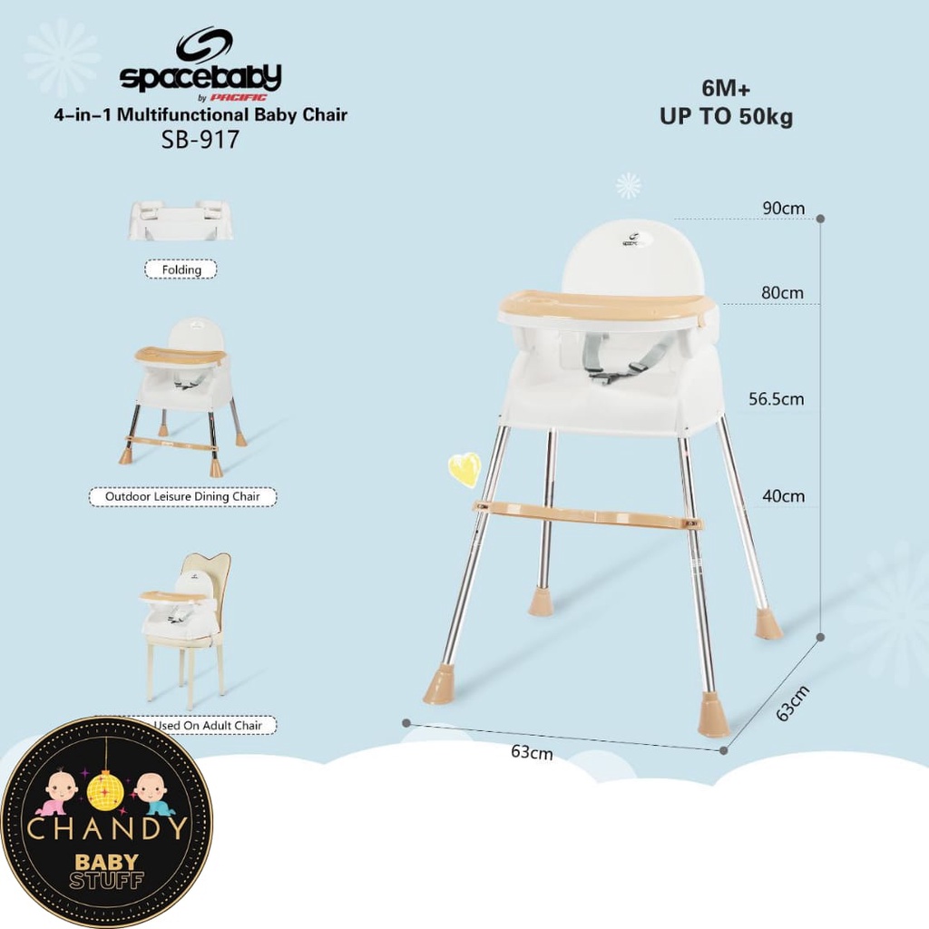 KURSI MAKAN BAYI SPACEBABY SB 917