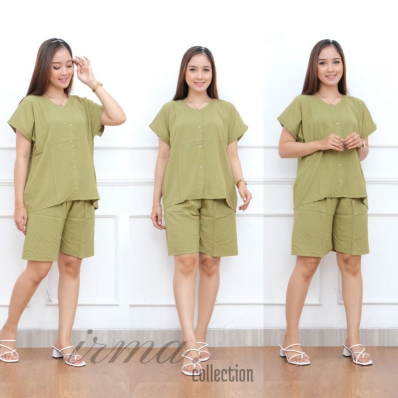 Piyama pendek busui wanita dewasa Babydol pendek perempuan Rayon premium setelan pendek Homewear terbaru