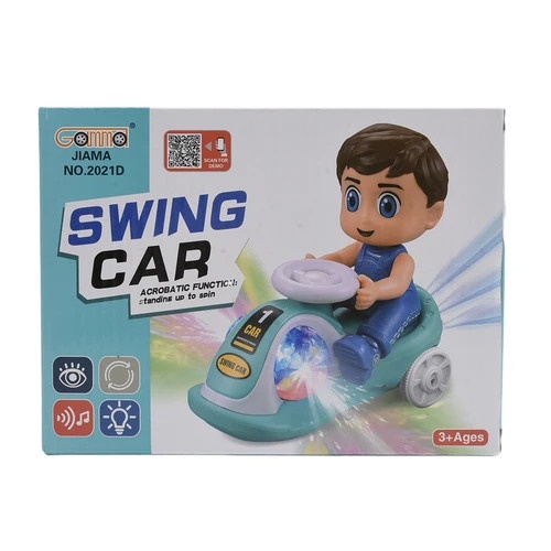 Mainan Swing Car Acrobatic Lampu dan Musik Kado Ulang Tahun