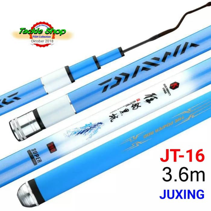 Joran Tegek Baronang 10H DAIWA JUXING Sky Blue 360 cm Import JT-16